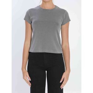 Alexander Wang Women Baby Tee With Hotfix Graphic